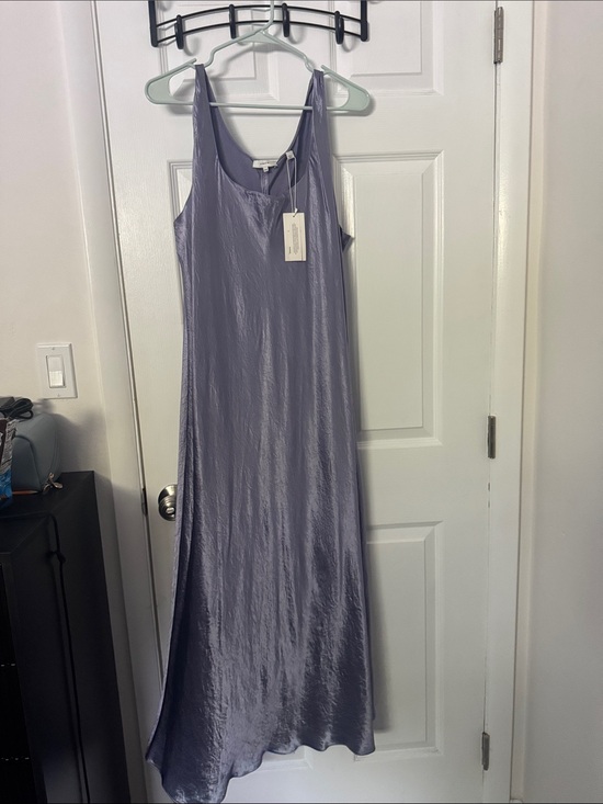 Vince Dresses & Skirts - Vince Lavender Satin Slip Maxi Dress